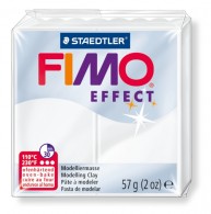 Fimo effect Transparant blanc/wit Nummer 14 - 57gram - #3641