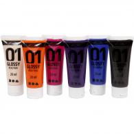 A-Color Acrylverf Set Glossy Secundair 6x20 ml - #595350