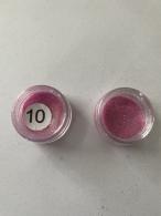Afwerking Glitter Powder 10 Roze - Polymeerklei - Boetseerklei. - #588113