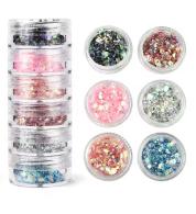 Afwerking Glitter Powder C3 blauw-groen - Polymeerklei - Boetseerklei - #588063