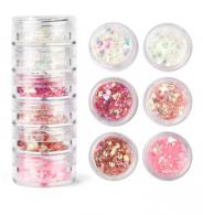Afwerking Glitter Powder C3 roze-wit - Polymeerklei - Boetseerklei - #588059