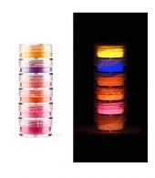 Afwerking Pigment poeder Parelmoer Glow in the Dark Roze - Polymeerklei - #588067