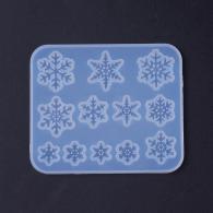 Afwerking Siliconen Mal Snowflake voor Resin Sieraden - Polymeerklei/Boetseerklei | GoedkoopsteHobby - #217322