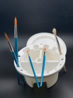 Afwerking VerfKwastWasser 17 x 9 cm Wit - Polymeerklei - Boetseerklei - #602030