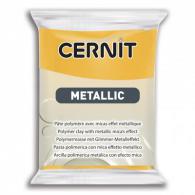 Cernit Metallic Jaune 700 - 56gr Polymeerklei - Boetseerklei - #216670