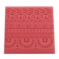Cernit Texture Mat Geometrics 9x9cm - Polymeerklei Boetseerklei - #72067