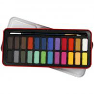 Colortime Aquarelverf Tabletten Set 24 kleuren - #595138