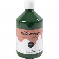 Creativ Company - CC Kids Acrylverf Donkergroen 500 ml - #589764