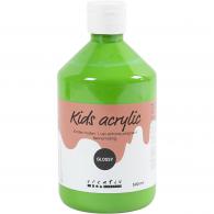 Creativ Company - CC Kids Acrylverf Glossy Lichtgroen 500 ml - #589506