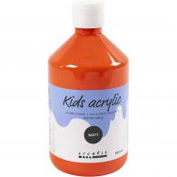 Creativ Company - CC Kids Acrylverf Mat Oranje 500 ml - #589787
