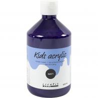 Creativ Company - CC Kids Acrylverf Mat Violet 500 ml - #589537