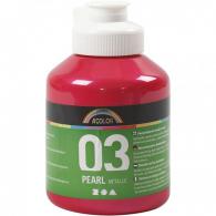 Creativ Company - CC Kids Metallic Acrylverf Roze 500 ml - #589417
