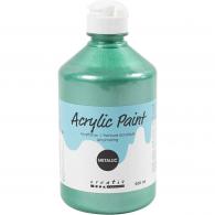 Creativ Company - CC Metallic Acrylverf Groen 500 ml - #589569