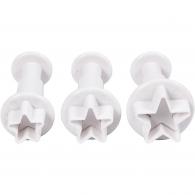 Creativ Company - CC Uitsteekvormen met Stempel 2,1-2,6 cm Sterren 3 stuks - #589354