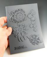 Fimo Christi Friesen Drama Blooms Textuur Stempel - Fimo Klei - #237265