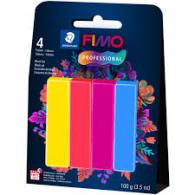 Fimo Professional Kleurenset 4 Kleuren - Polymeerklei - Boetseerklei - #571862