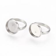 Fimo Rond Cabochon Zetting Ring 12mm - Polymeerklei - Boetseerklei - #382927