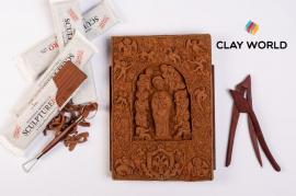 Fimo SculpturePro Medium Terracotta - Polymeerklei - Boetseerklei - #492732
