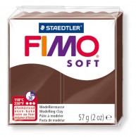 FIMO Soft Chocoladebruin 57g - Polymeerklei - Boetseerklei - #3661