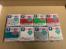 Fimo Soft Kerstkleuren Klei 8 Stuks - Polymeerklei - Boetseerklei - #295236