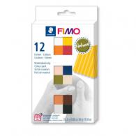 Fimo Soft Set Etui 12 Halve Blokken - Polymeerklei - Boetseerklei - #156149
