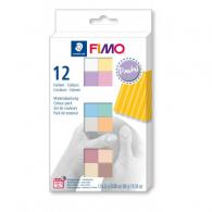 Fimo Soft Set Pastel 12 Halve Blokken - Polymeerklei - Boetseerklei - #156150