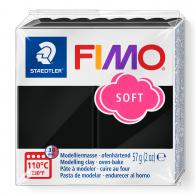 Fimo Soft Zwart #9 (57g) - Polymeerklei | Boetseerklei - #492918