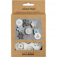 Gereedschap CC Siliconen Vormen Bloem H:0.5 L:1.5-2.5cm - Polymeerklei - Boetseerklei - #594051