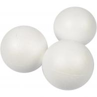Gereedschap CC Styropor Ballen Wit 8 cm - Polymeerklei - Boetseerklei. - #594216