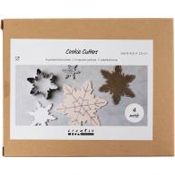 Gereedschap CC Uitsteekvormen Sneeuwvlok 6-16,5 cm - Boetseerklei - #594623