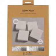 Gereedschap CC Vierkante Siliconen Vorm H2.4 L6.8cm - Boetseerklei - #594058