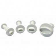Gereedschap Plunger Oval Set 4-delig - Boetseer Gereedschap - #75947
