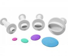 Gereedschap Plunger Oval Set 4-delig - Boetseer Gereedschap - #75947
