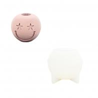 Gereedschap Siliconen Mal 9,5x7,5cm Ster Smiley - Boetseerklei | GoedkoopsteHobby - #599068