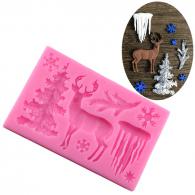 Gereedschap Siliconen mal Kerstboom &amp; Dieren - Boetseerklei | GoedkoopsteHobby - #217326