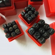 Gereedschap Slagstempels Nummers 0-8 (6mm) - Boetseerklei - #96400