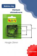 Gereedschap Uitsteekvormen Set - Polymeerklei en Boetseerklei - #360536