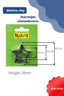 Gereedschap Uitsteekvormen Set - Polymeerklei en Boetseerklei - #360536