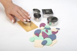 Gereedschap Uitsteekvormpjes Rond - Polymeerklei - Boetseerklei - #369957