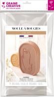 Graine Creative - GC Plastic Kaarsen Mal Line Art 2 stuks - #594985