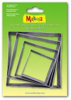 Makins Clay Uitsteekvormen Square 4-delig - Boetseer - Polymeerklei - #172135