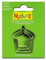 Makins Uitsteekvormen Set 3-delig - Boetseerklei - Kleigereedschap - #172129