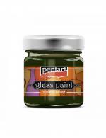 Pentart Glasverf Solvent Basis 30 ml Olijf - Polymeerklei - Boetseerklei - #594534