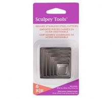 Sculpey Uitsteekvormen Irregular Square 3 stuks - Polymeerklei - #193298
